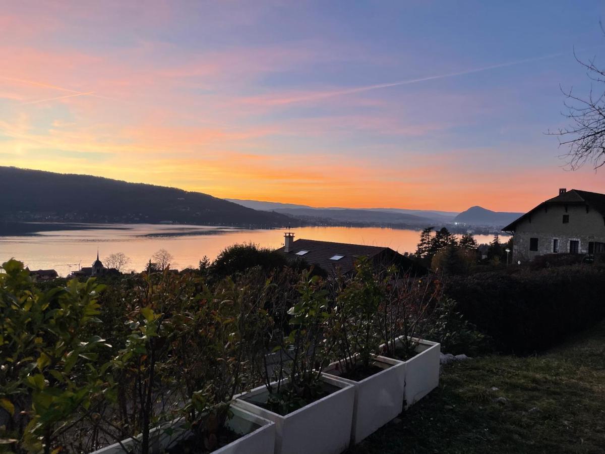 Maisonnette Vue Panoramique Lac D'Annecy ヴェリエ・デュ・ラック エクステリア 写真