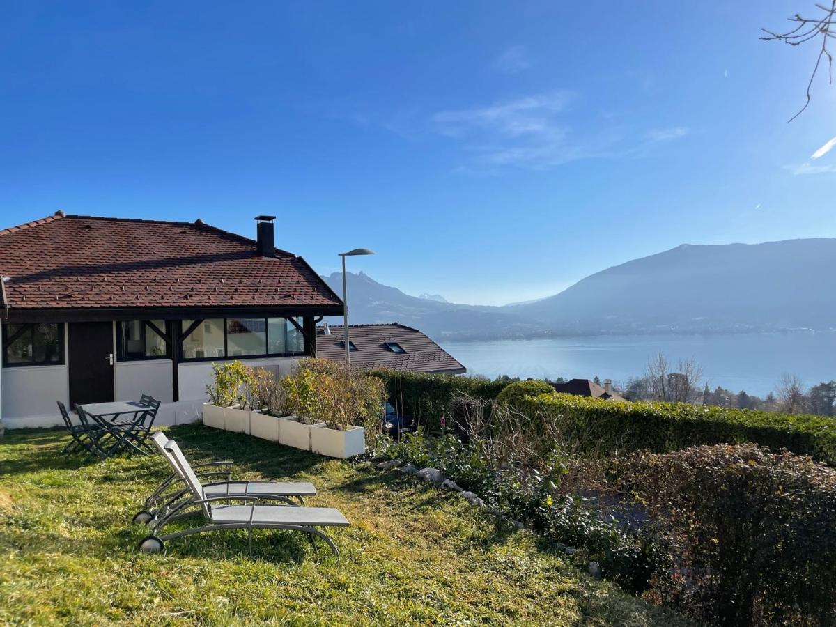 Maisonnette Vue Panoramique Lac D'Annecy ヴェリエ・デュ・ラック エクステリア 写真